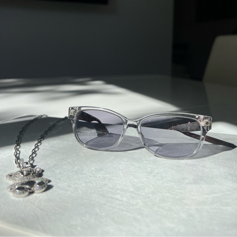 Christian Dior Clear Frame / tortoise arms